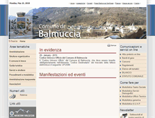 Tablet Screenshot of comune.balmuccia.vc.it